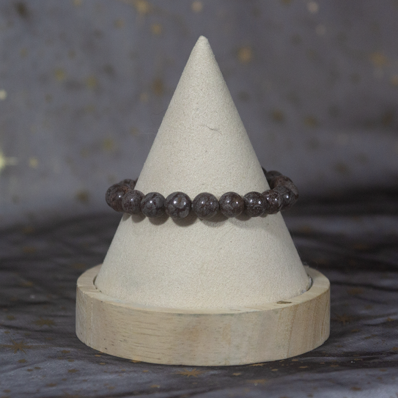 Obsidienne Marron Flocon de Neige