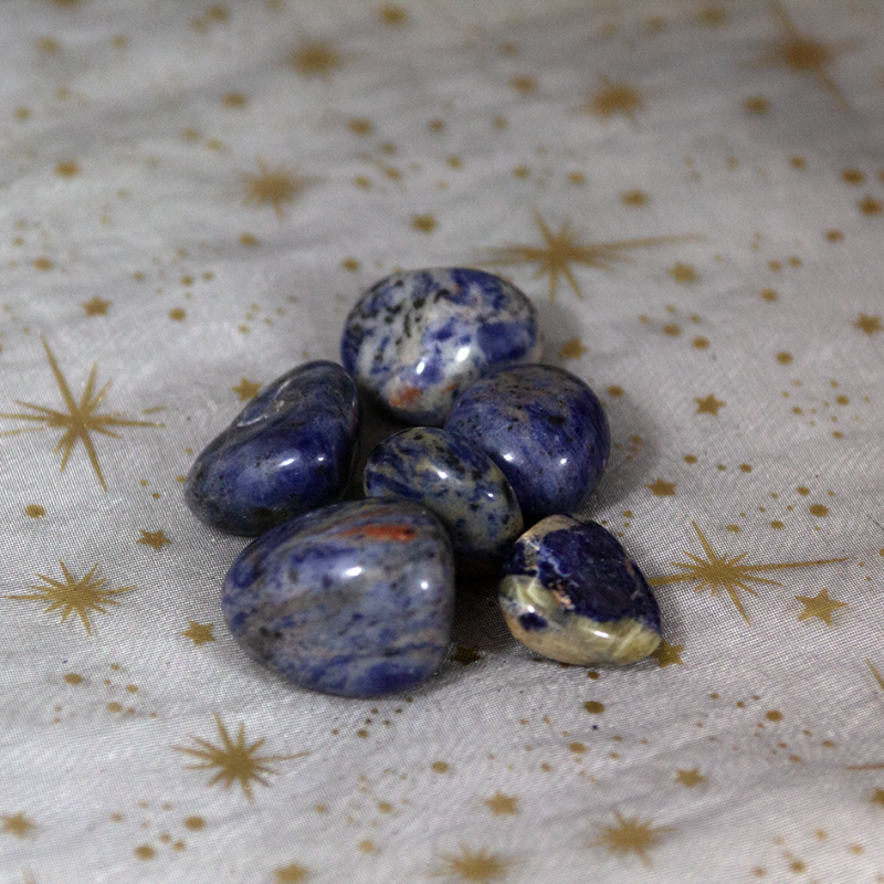Pierre roulée Sodalite
