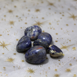 Pierre roulée Sodalite