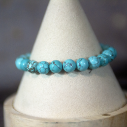 Bracelet 8mm en Turquoise