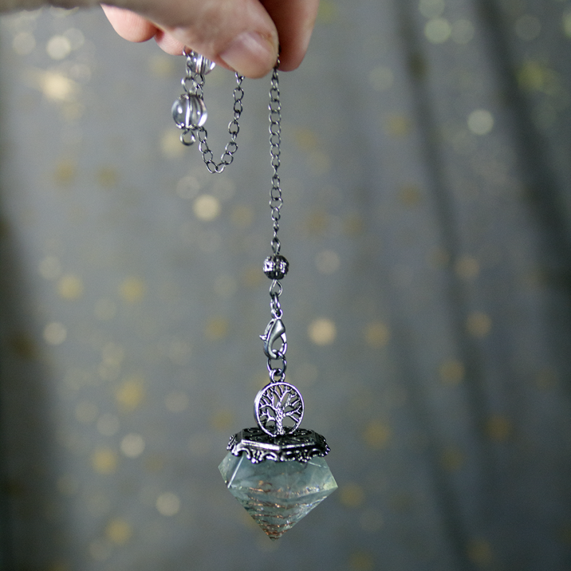 Pendule Aigue Marine Arbre de vie