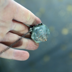 Pendule Aigue Marine Arbre de vie