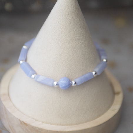 Bracelet Agate Violette