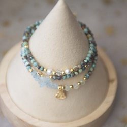 Bracelet turquoise aimanté