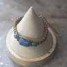 Bracelet tressé en apatite