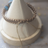 Bracelet tressé en apatite