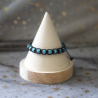 Bracelet turquoise tressé