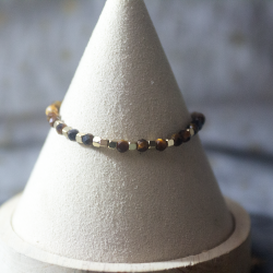 Bracelet tressé oeil de tigre