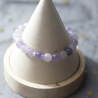 Bracelet 8mm jade violette
