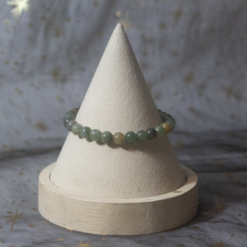 Bracelet 6 mm Jade de Chine