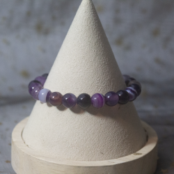 Bracelet Onyx Violet 8mm