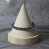 Bracelet Onyx Violet 6mm