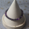 Bracelet Onyx Violet 6mm