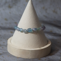 Bracelet réglable fluorite