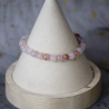 Bracelet quartz framboise 6mm