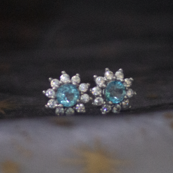 Boucle d'oreilles Topaze...