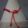 Bracelet réglable rouge