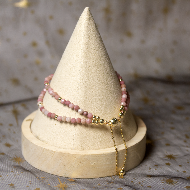 Bracelet aimanté Rhodonite