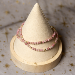 Bracelet aimanté Rhodonite