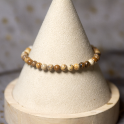 Bracelet 4mm jaspe paysage