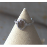 Bague quartz rutile rouge