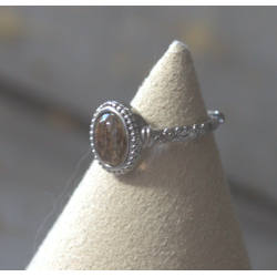 Bague quartz rutile rouge
