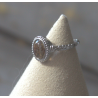 Bague quartz rutile rouge