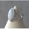 Bague pierre de lune Allongée
