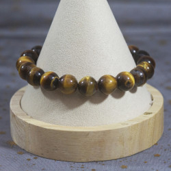 Bracelet Œil de Tigre 10mm