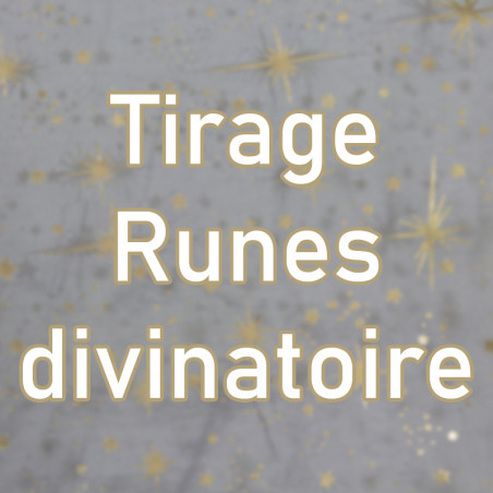 Tirage Runes Divinatoire (3 runes)