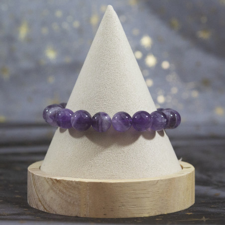 Bracelet d'Améthyste 10 mm