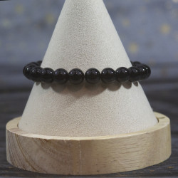 Bracelet d'Obsidienne Noir