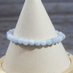 Bracelet d'Aigue Marine 6 mm