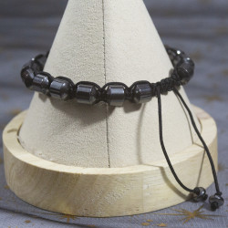 Bracelet en hématite tressé