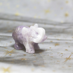Figurine d'Elephant en Améthyste