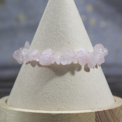 Bracelet Baroque en Quartz Rose
