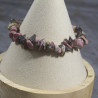 Bracelet Baroque en Tourmaline rose