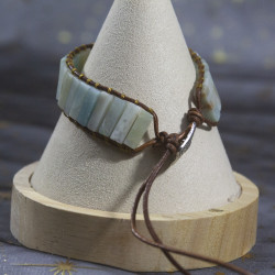 Bracelet en amazonite tressé