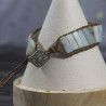 Bracelet en amazonite tressé