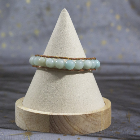 Bracelet en Amazonite tressé