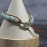 Bracelet en Amazonite tressé