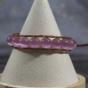 Bracelet quartz rose arbre de vie