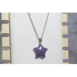 Collier Etoile Améthyste