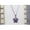 Collier Etoile Améthyste
