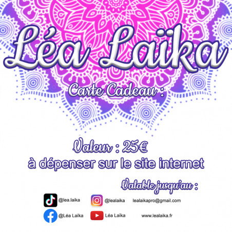 Carte Cadeau 25€
