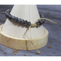 Bracelet Labradorite tressé simple