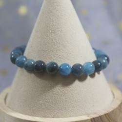 Bracelet d'Apatite Bleue Femme