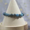 Bracelet d'Apatite Bleue Femme