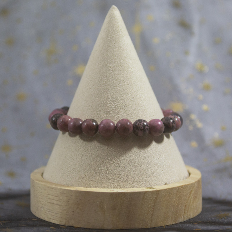 Bracelet en Rhodonite 8mm