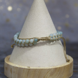 Bracelet tressé arbre de vie Amazonite